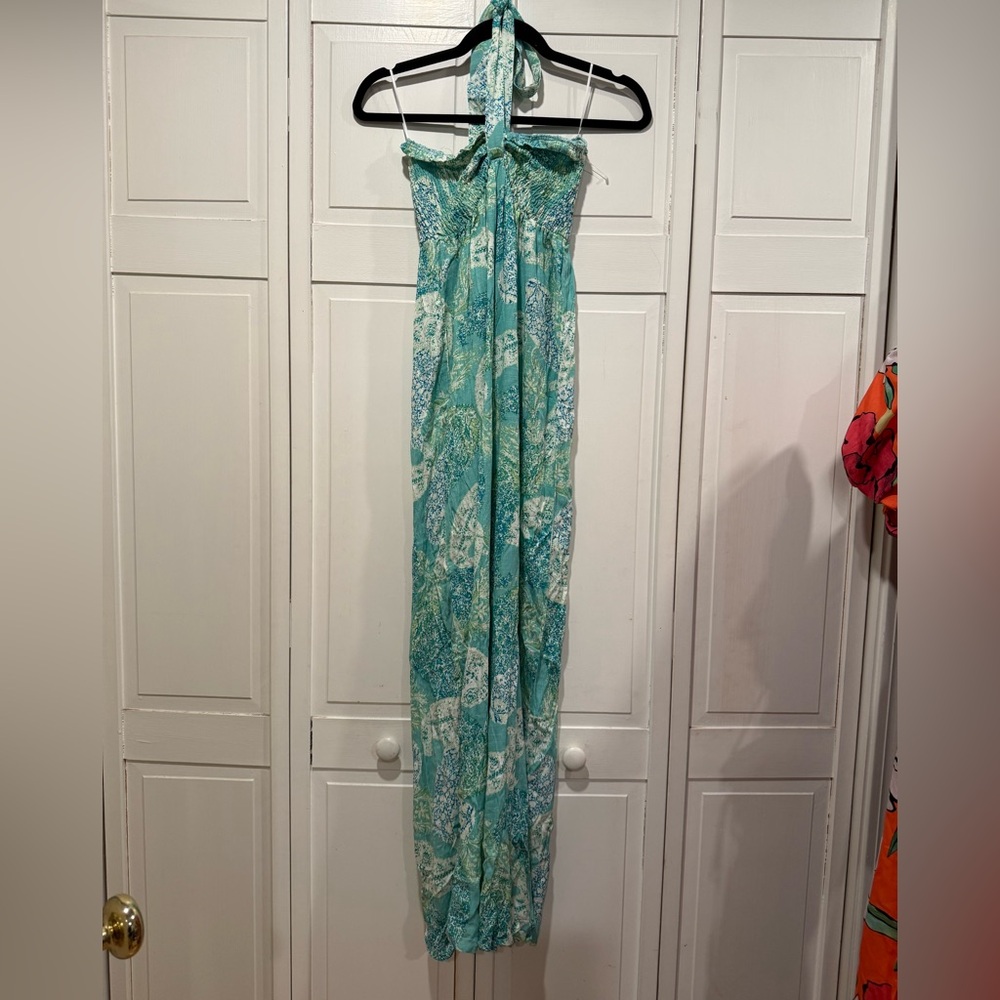 Wide leg halter neck jumpsuit size small NWT